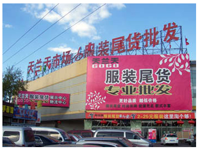 北京天兰天服装尾货市场