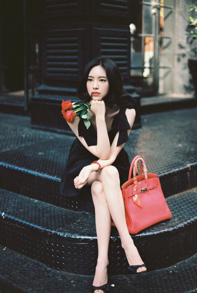 韩国美人 模特服装 搭配